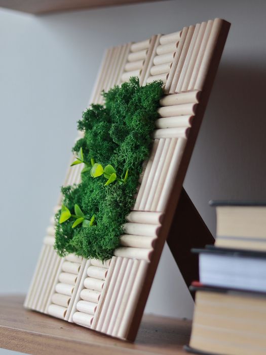 Рамки за подарък с естествен скандинавски мъх.