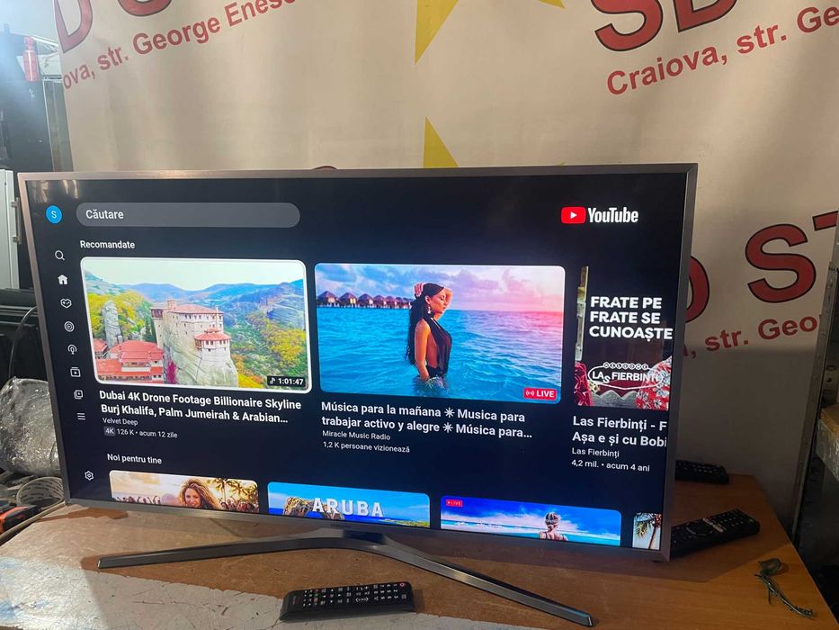 Televizor Smart 4K UHD Samsung UE40MU6475/102 cm Netflix Gratuit  Garantie 2 ani