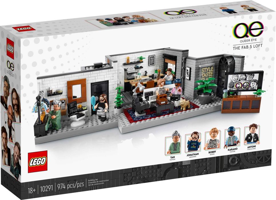 Lego 10291 Queer Eye – The Fab 5 Loft