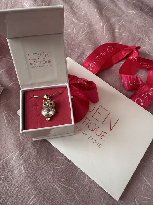 Сребърнен комплект и герданче с бухал