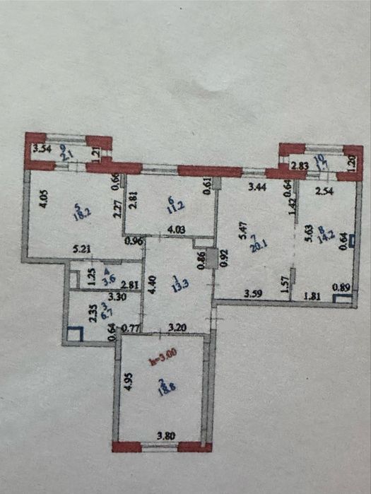 Продам 4 комн в центре столицы