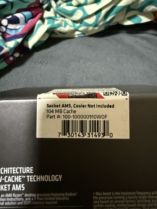 Procesor Amd Ryzen 7 7800x3D