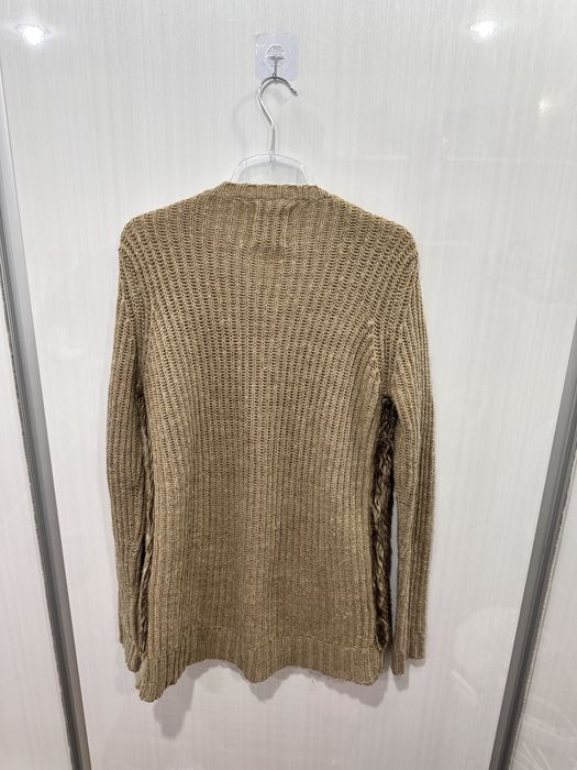Cardigan Zara Knitwear cu inserții tip blană – mărimea 42