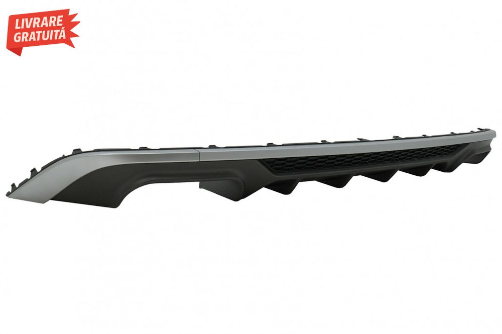 Difuzor Bara Spate cu Sistem de evacuare Negru Audi A3 8V Facelift Hat