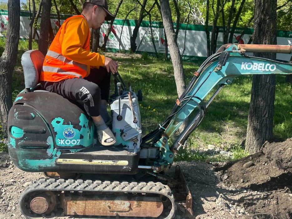 Услуги аренда мини экскаватора