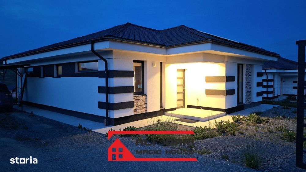 NOU- De Vanzare Casa finisată în Corusu 100m²cu 500m² teren