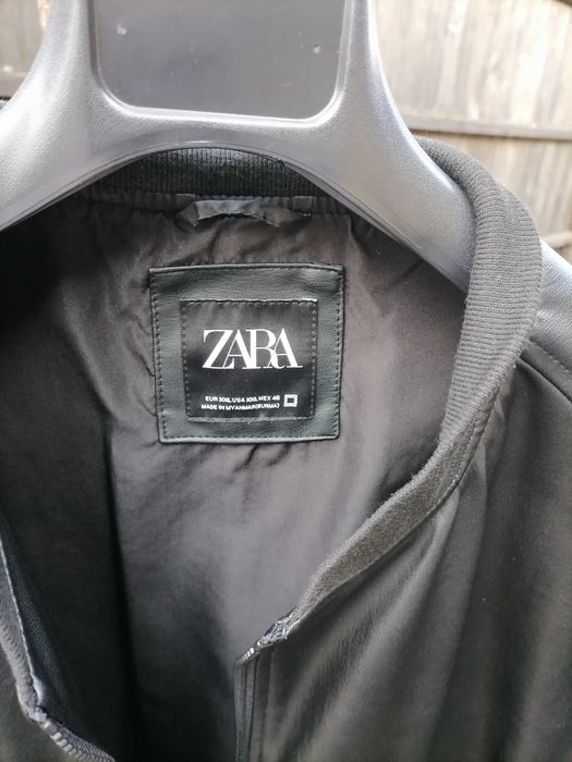 Zara  geaca neagră barbati - Noua