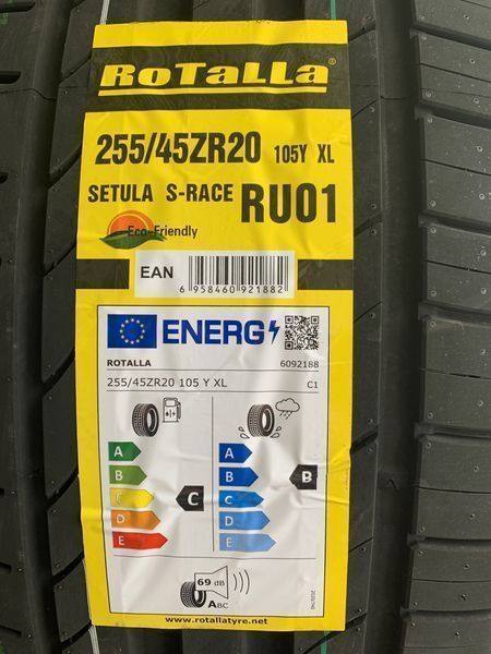Нови летни гуми ROTALLA SETULA S-RACE RU01 255/45R20 105Y XL НОВ DOT