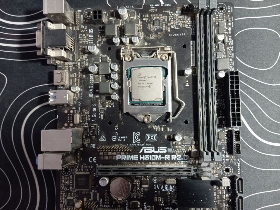 ASUS PRIME H310M-R R2.0 + i3 9100f