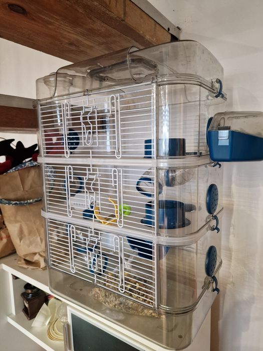 Cusca rozatoare, RODY3 Trio, Zolux, 410 x 270 x 530 mm, Albastru