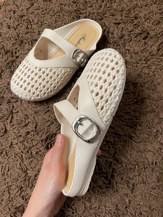 Женские сетчатые мюли. Шлепанцы Мэри Джейн