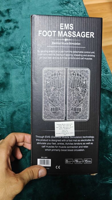 Covoraș de masaj pentru picioare, Masaj electric Tehnologie EMS