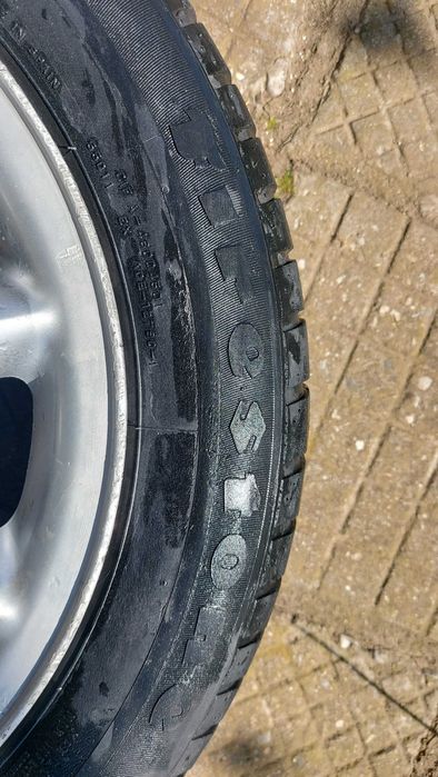 летни гуми с джанти R15 , 5X100 , 195X55 , firestone , стават за фолксваген голф 3