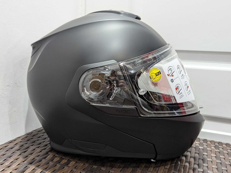 Casca moto Nolan N100-6 N-Com, marime M - Flip-up, ochelari de soare