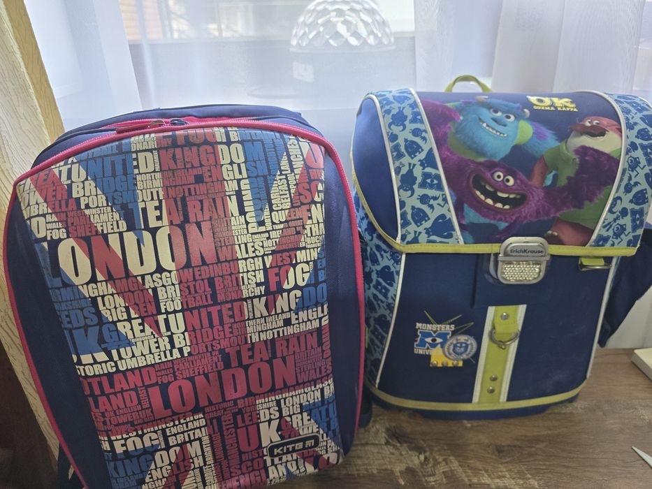 Рюкзак б/у для школы с каркасом