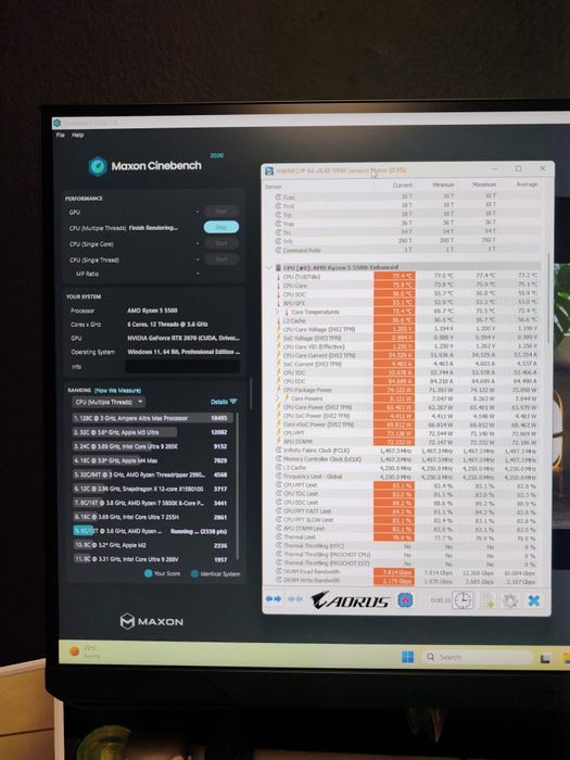 PC Ryzen 5 5500, RTX 2070 8Gb, 16 GB RAM
