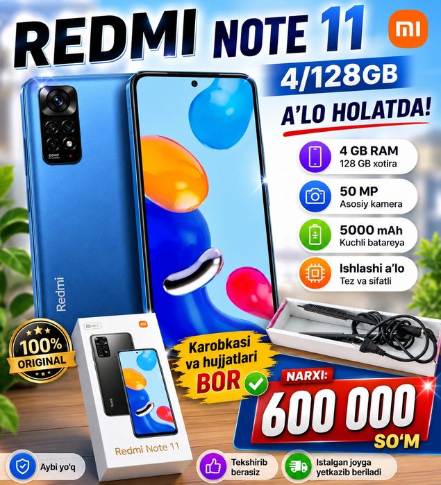 Redmi note 11 garatiya