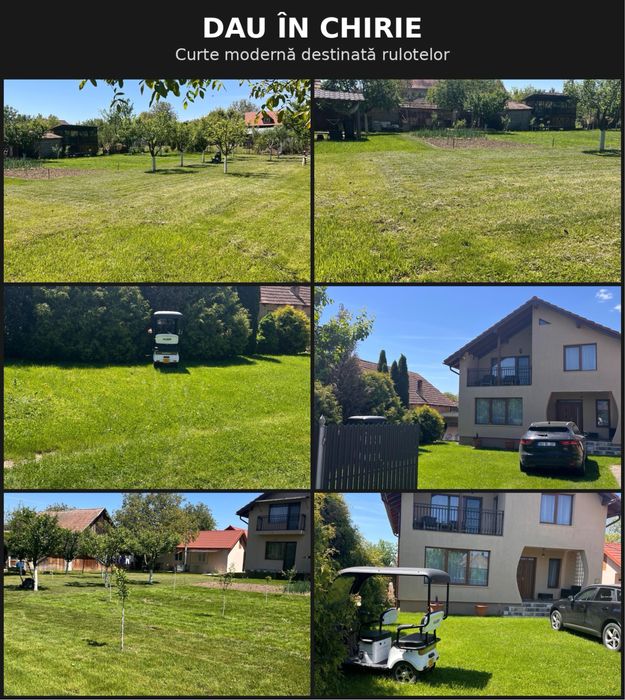 Casă de închiriat pentru Electric Castle – 3 dormitoare + 4 locuri suplimentare | Curte 2000mp pentru rulote | 200m de Castel