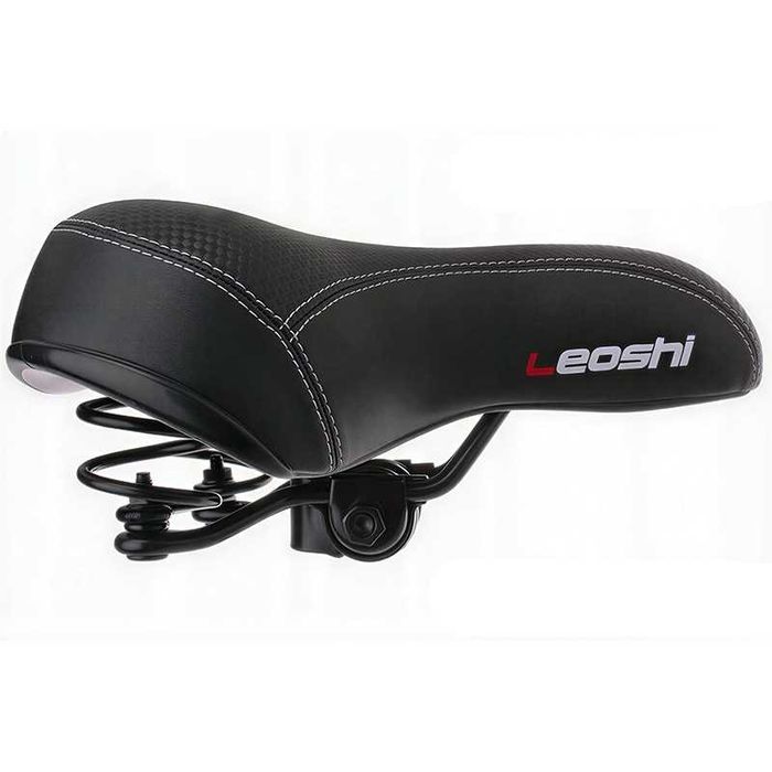 Универсална седака за велосипед LEOSHI, Въздушен отвор, Черна и Кафява