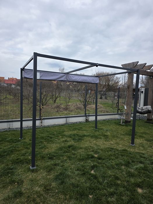 PERGOLA usoara otel/aluminiu/poliester 3m x2m