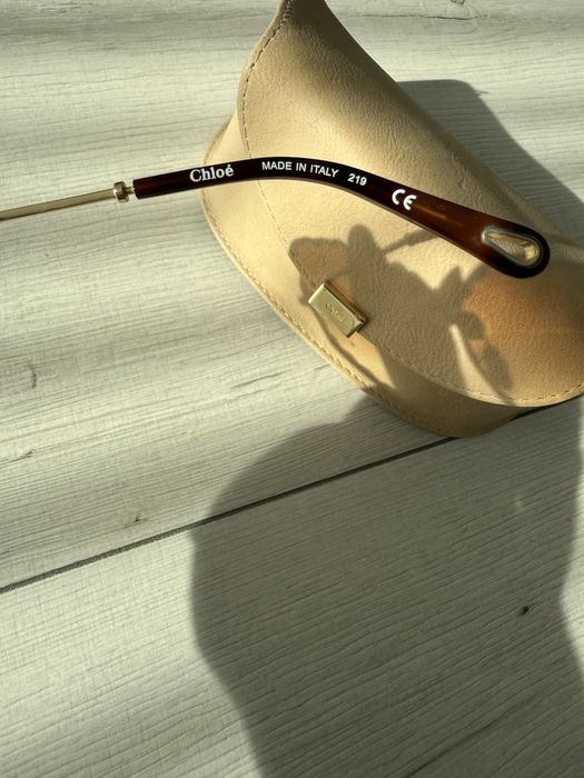 Chloé слунчеви очила CE142S Scalloped Gold Brown оригинал