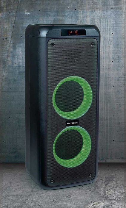 Metronic 477182 Аудио Система, Bluetooth 600W Party XL LED Светлини
