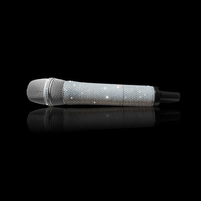 Инкрустация микрофонов кристаллами