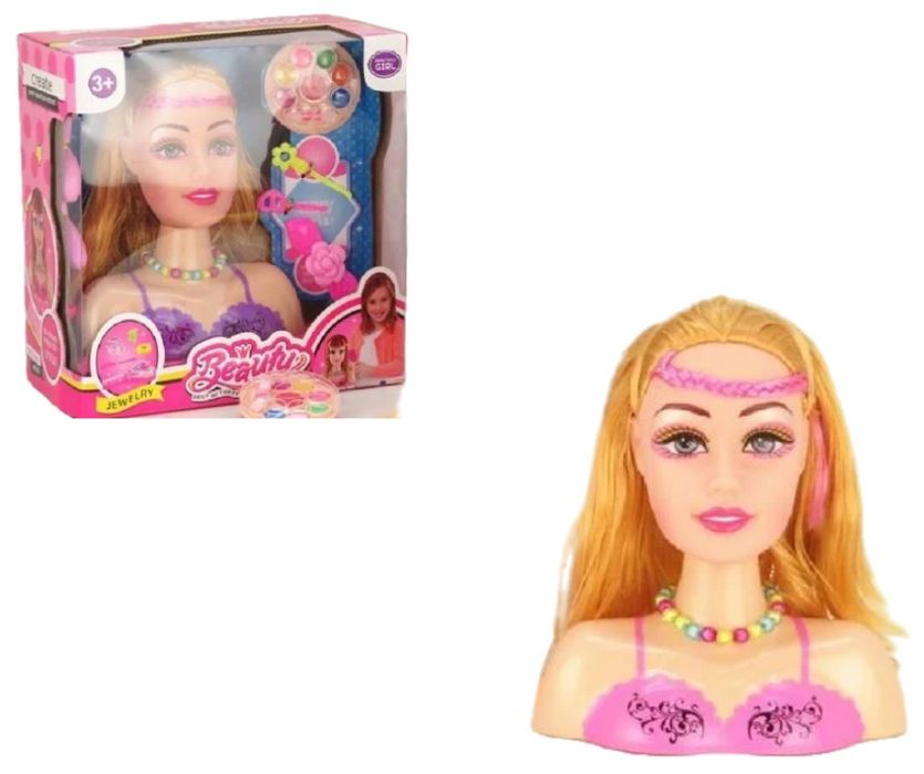 Модел за прически Кукла с аксесоари