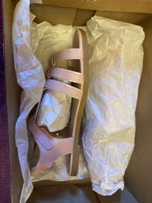 Sandale roz de piele Bibi Shoes marimea 34