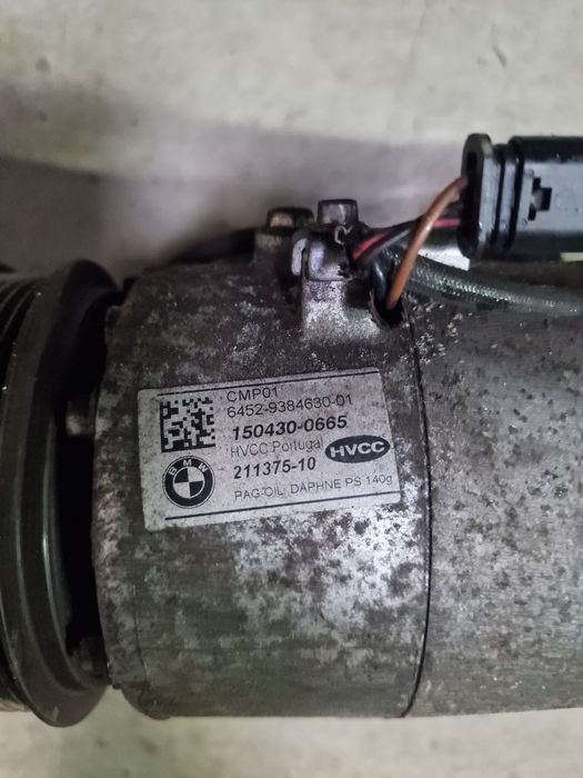 Compresor ac clima bmw seria 5 f10 f11 b47 520d lci 9384630/9295050