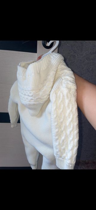 Комбинезон белый для новорожденных