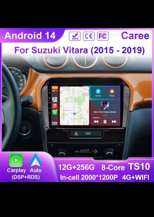 Navigatie Android Suzuki Vitara Waze YouTube GPS