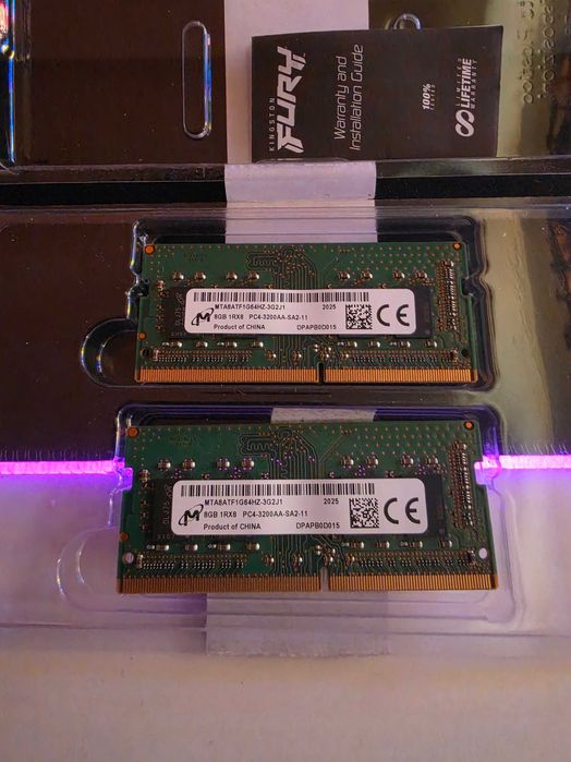 Kit Memorie RAM Micron SODDIM Laptop DDR4 2 x 8GB 3200 MHz CL 22