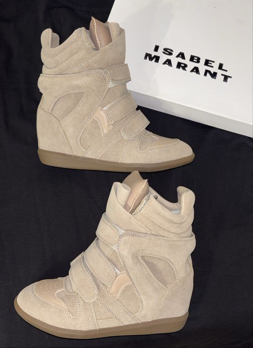 Sneakers adidasi Isabel Marant Bekett crem bej khakimarime 37 38 39