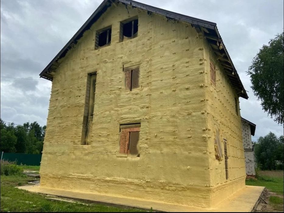 Утепление пенополиуретаном (ППУ) пенополиуретан пеной пена крыши домов