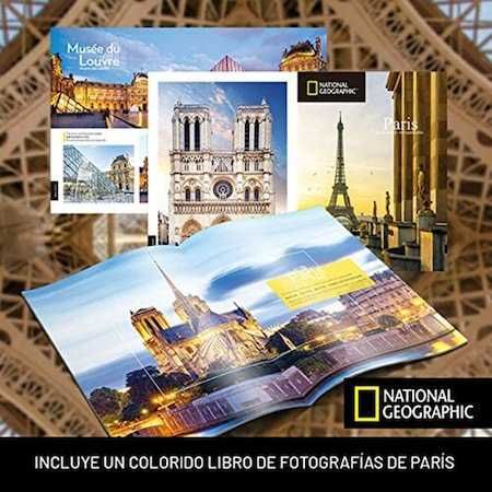 Puzzle 3D Cubic Fun - National Geographic, Notre Dame Paris, 128 piese