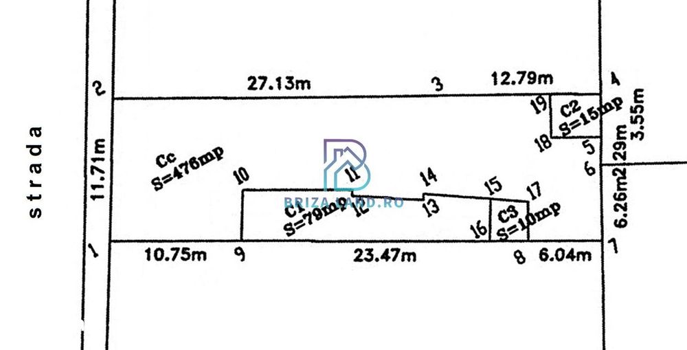 Soseaua Chitilei, Navigatiei teren 480mp, d=11.7m, toate utilitatile