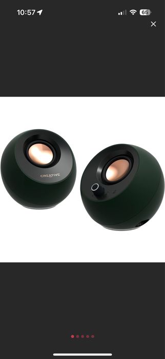 Vand Boxe CREATIVE Pebble Pro, 2.0, 10W, Bluetooth, negru