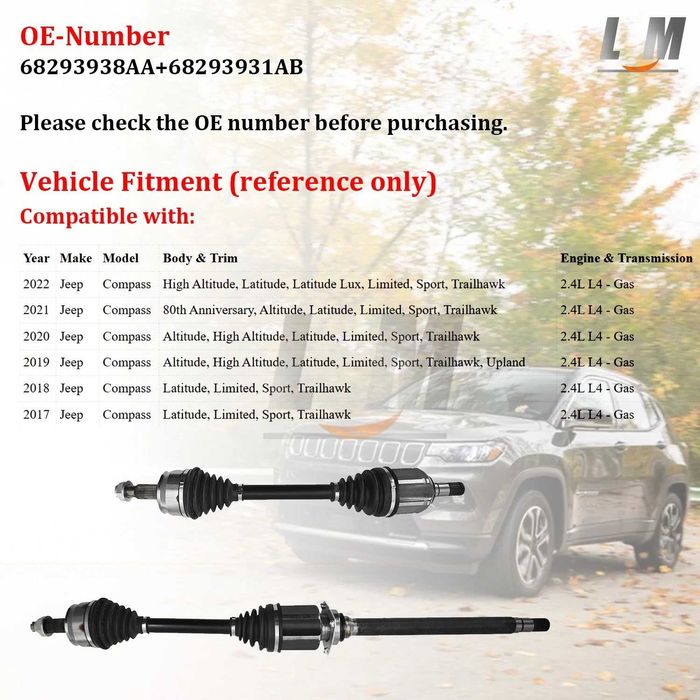 Полуоски за Джиип