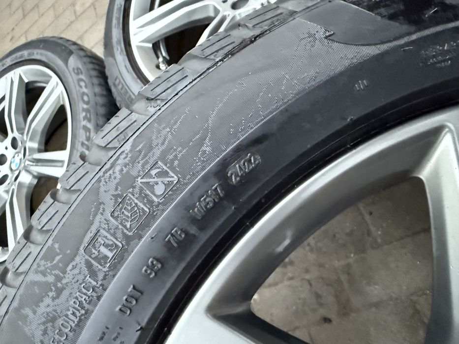 Jante bmw X5 X6 G05 G06 originale 275 45 20 pirelli iarna 2022