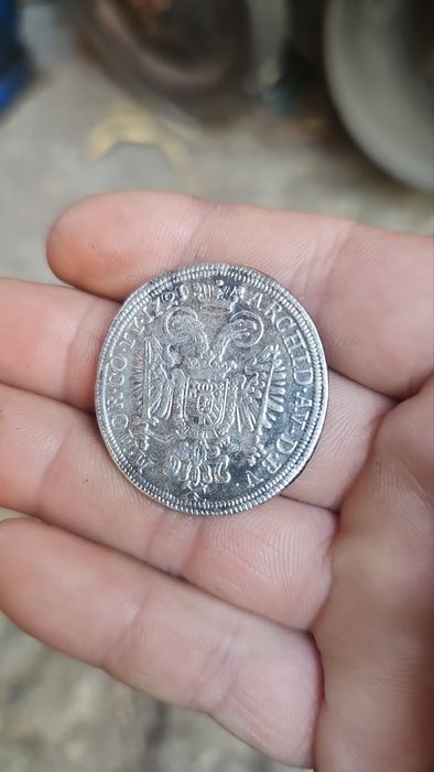 Австро Унгарски Талер от 1721г ,на КралЧетвърти!