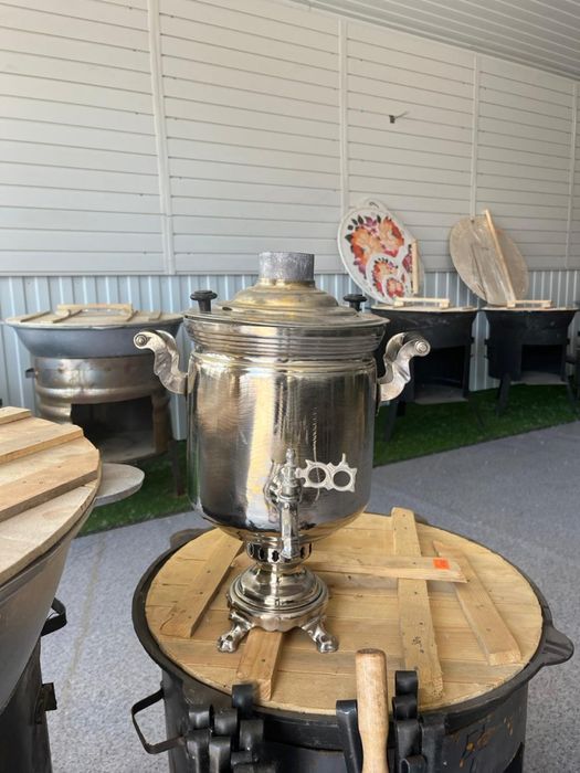 Казаны, самовары, мангалы