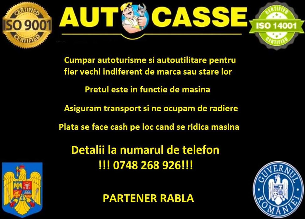 Cumparam autoturisme si autoutilitare pentru fier vechi