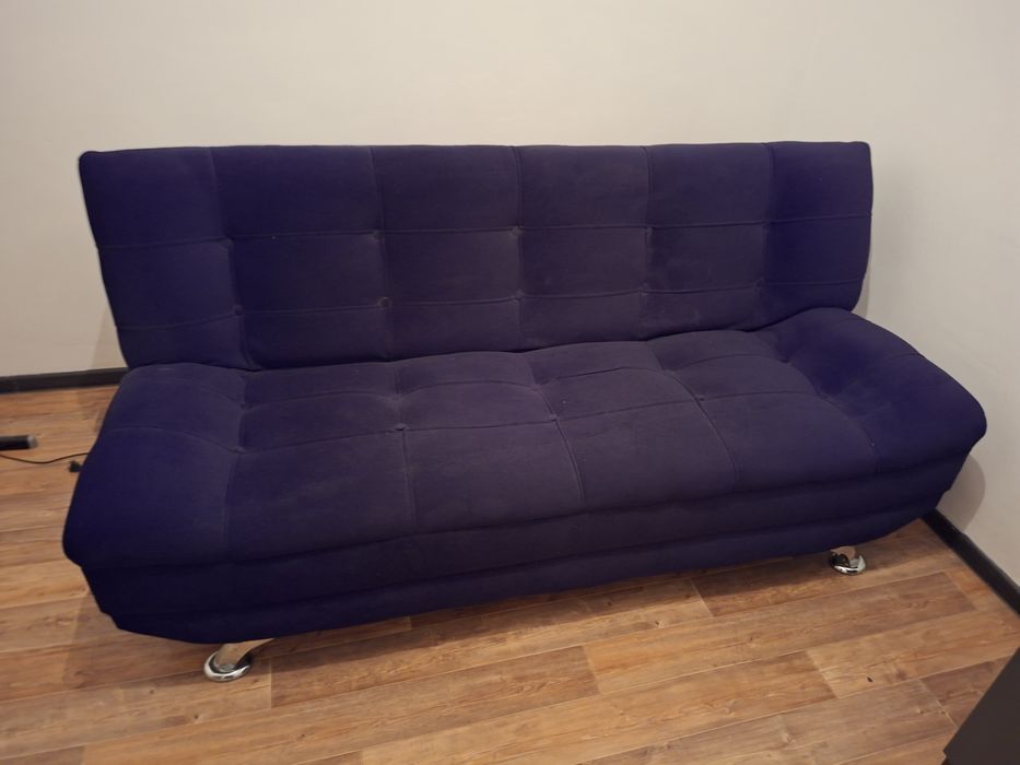 ДИВАН Расскладной замша велюр бархат