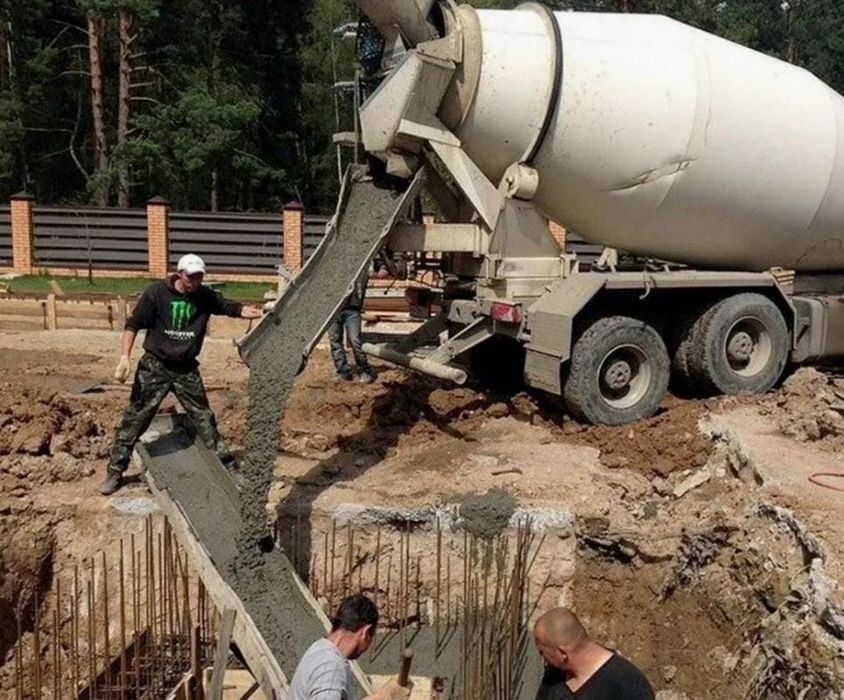 Бетонный Завод Заливка Бетон м3 Бетономешалка с Доставкой Миксер Строи