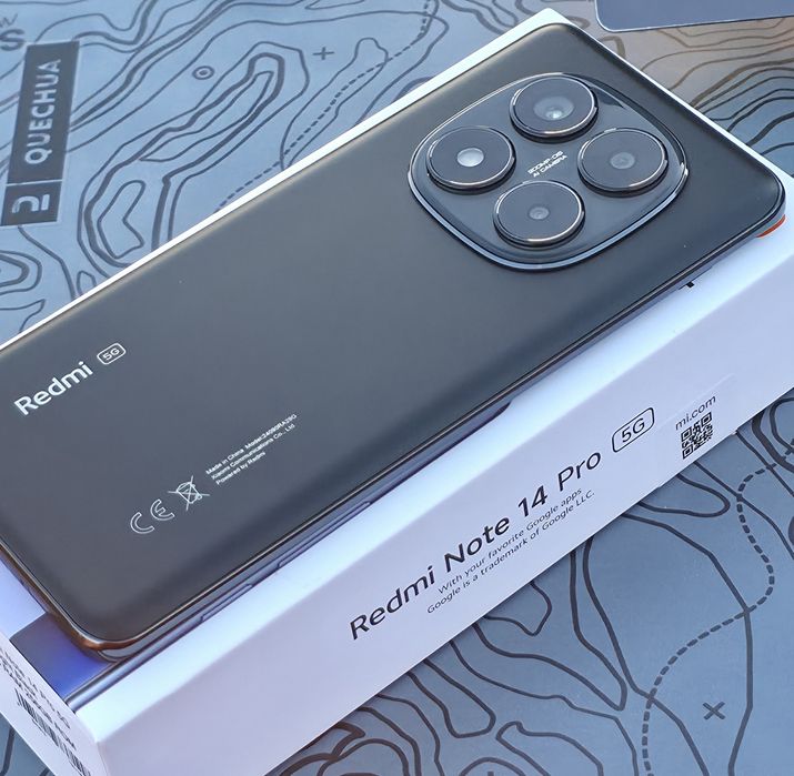 Telefon mobil Xiaomi Redmi Note 14 Pro 5G, 8GB RAM, 256GB, 5G, Midnight Black