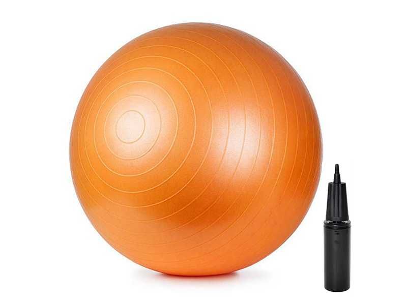 НОВИ! Фитнес топка с помпа 65см EDURO