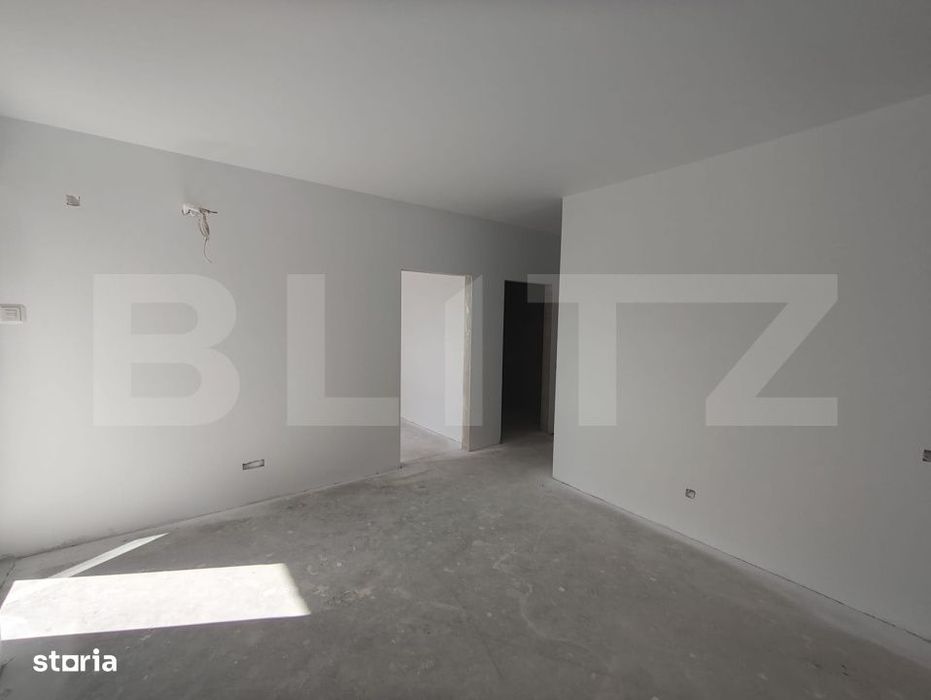 Apartament nou modern, 3 camere, centrala pe gaz si panouri fotovoltai