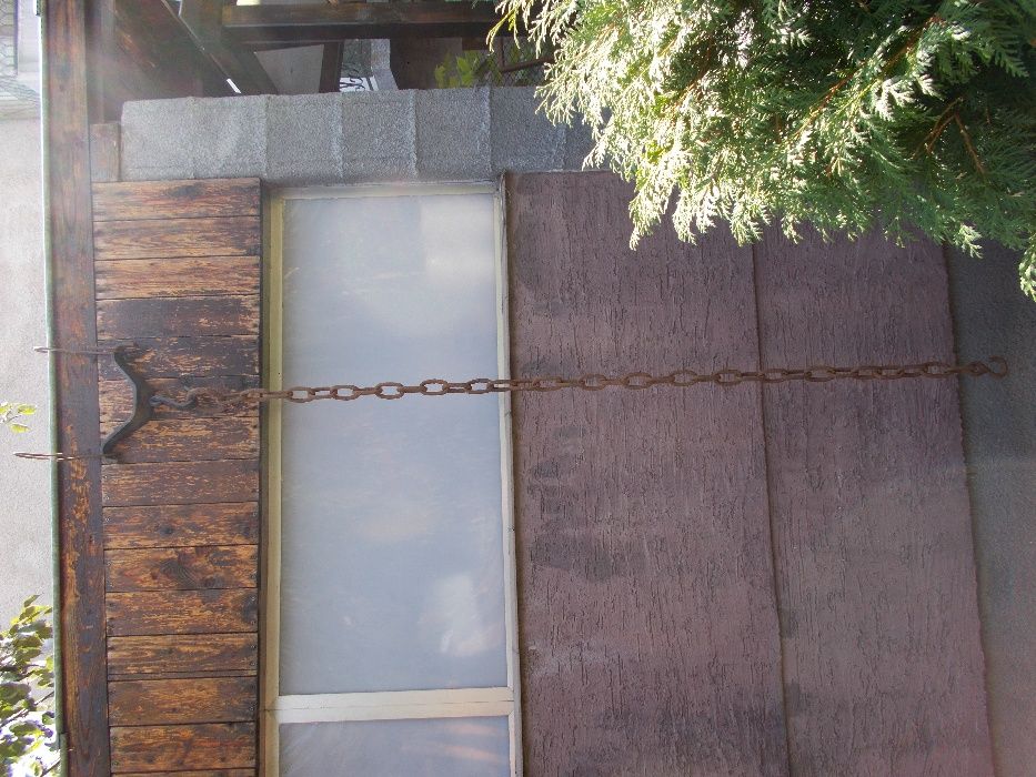 Стари предмети за огнище - верига , държач , котел