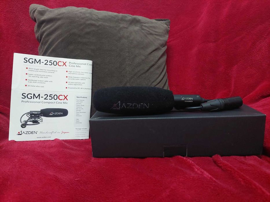 Microfon AZDEN SGM-250CX Compact Cine + Broadcast Shotgun Microphone
